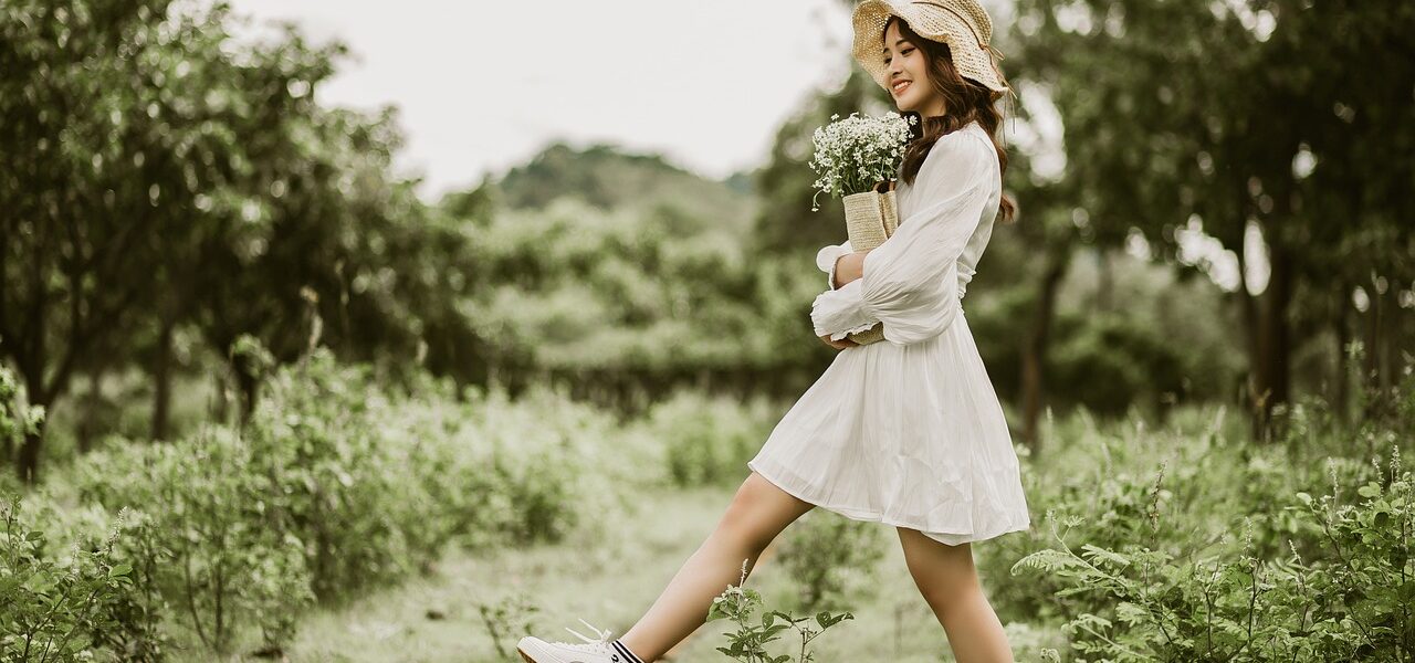 robe à imprimé floral