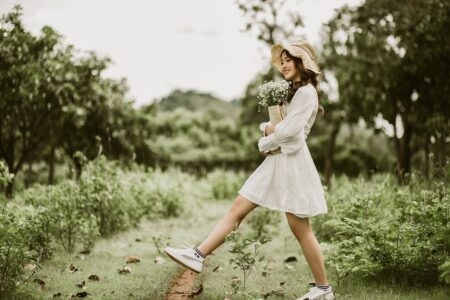 robe à imprimé floral